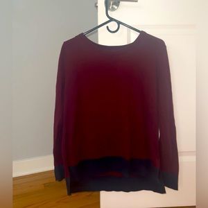 Gap vintage red and navy sweater, size L
